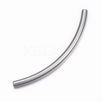 Tarnish Resistant 304 Stainless Steel Tube Beads STAS-G137-39P-1
