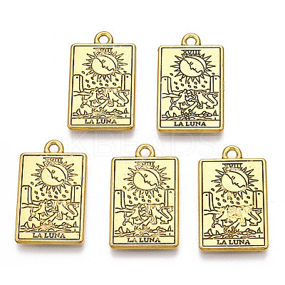Rack Plating Alloy Pendants PALLOY-WH0103-04C-AG-1