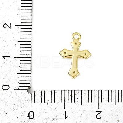 Brass Micro Pave Clear Cubic Zirconia Pendants LS-KK-L238-13G-1