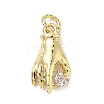 Brass Micro Pave Cubic Zirconia Pendants LS-KK-K368-39G-1