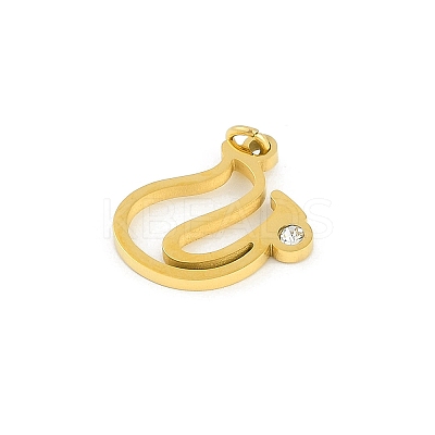 304 Stainless Steel Pendants STAS-R137-01G-U-1