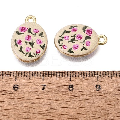 Valentine's Day Printed Alloy Pendants PALLOY-SZC0008-05L-1