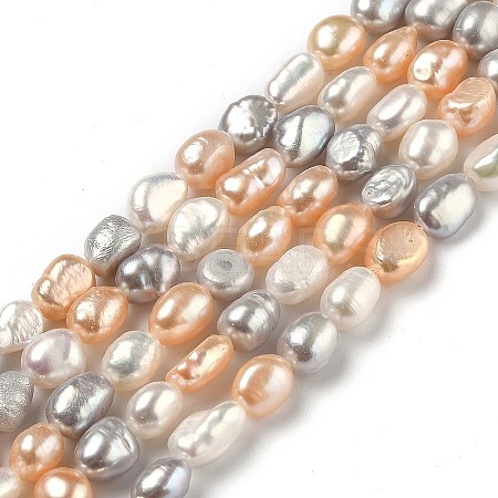 Natural Cultured Freshwater Pearl Beads Strands PEAR-L033-31A-1