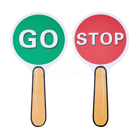 Plastic Traffic Sign DIY-WH0504-365-1