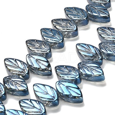 Electroplate Glass Beads Strands EGLA-B004-02A-FR04-1