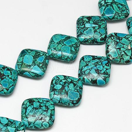 Synthetic Turquoise Bead Strands G-Q468-05-1
