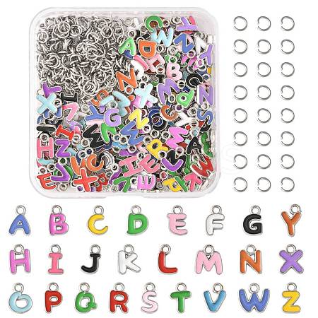 200Pcs Alloy Enamel Pendants FIND-FS0004-70-1