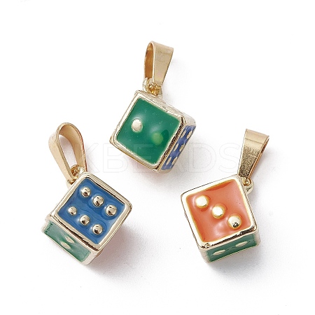 5Pcs Alloy Enamel Charms PALLOY-JF02344-S-1