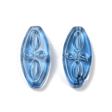 Transparent Glass Beads DGLA-E004-14J-1