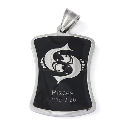 304 Stainless Steel Pendants LS-STAS-O008-01B-1