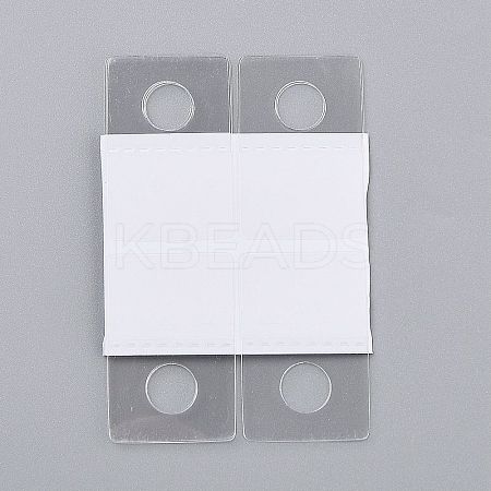 Transparent PVC Self Adhesive Hang Tabs LS-X-CDIS-Z001-03A-1