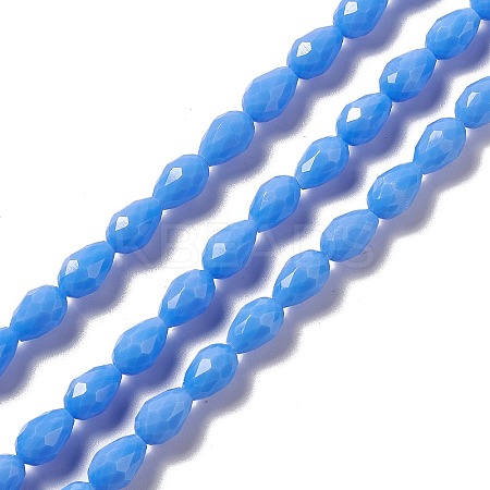 Faceted Glass Beads Strands LS-GLAA-E037-01D-1