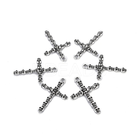 Tibetan Style Alloy Pendants TIBEP-T004-05AS-1