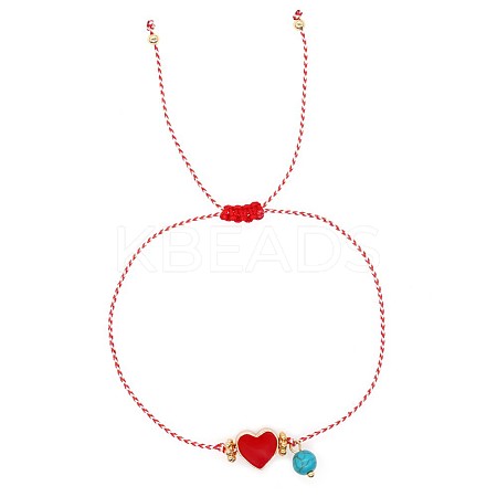 Mother's Day Glass Seed Bead Charm Bracelets SK3516-14-1