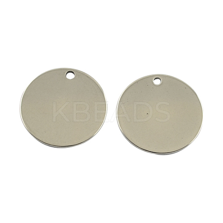 Tarnish Resistant Stainless Steel Tag Pendants LS-STAS-S020-1