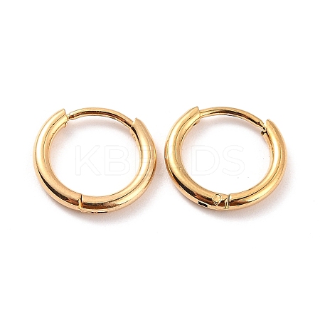 PVD Vacuum Plating 304 Stainless Steel Huggie Hoop Earrings for Women LS-EJEW-F280-07A-G-1