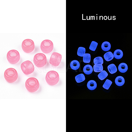 Transparent & Luminous Plastic Beads KY-T025-01-H06-1