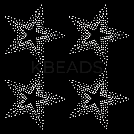 Glass Hotfix Crystal Rhinestone DIY-WH0349-327E-01-1