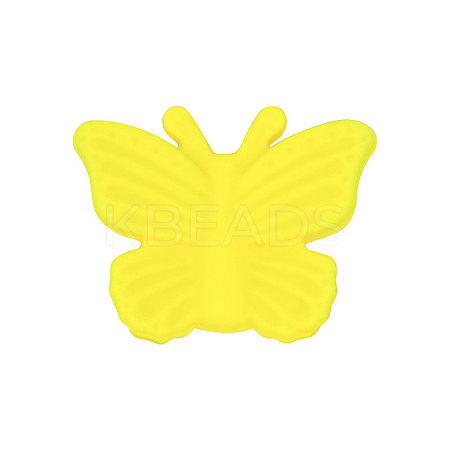 Butterfly Food Grade Eco-Friendly Silicone Focal Beads SIL-CJC0009-03N-1