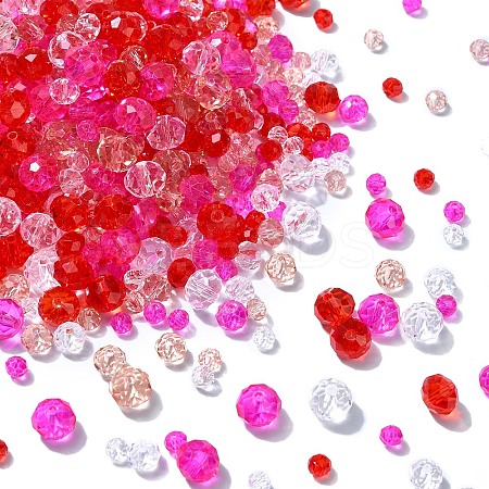 500Pcs Valentine's Day Glass Beads GLAA-YWC0004-04-1