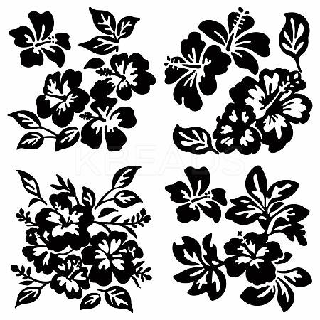 4Pcs 4 Styles PET Waterproof Self-adhesive Car Stickers DIY-WH0308-225A-090-1