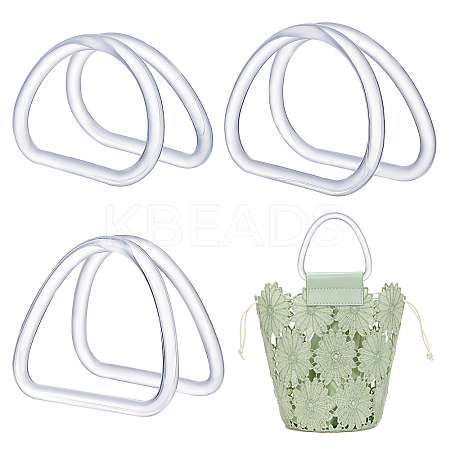 6Pcs 3 Style Plastic Handbag Handle KY-PH0001-59-1