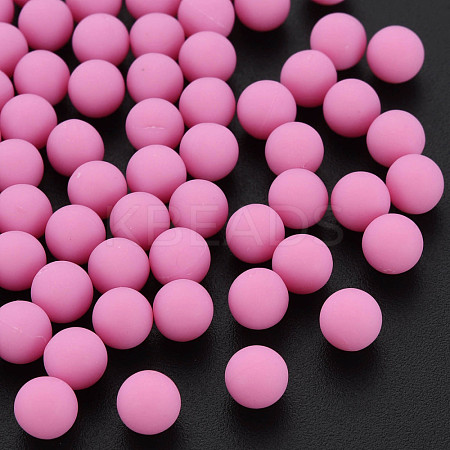 Opaque Acrylic Beads PAB702Y-B01-03-1