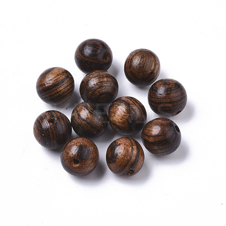 Natural Sandalwood Beads WOOD-R266-04-10mm-1
