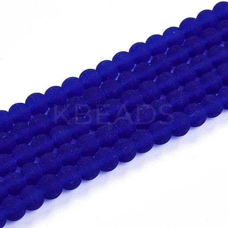 Transparent Glass Beads Strands GLAA-T032-T4mm-MD16-1