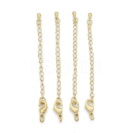 Long-Lasting Plated Brass Chain Extender LS-KK-F711-09G-1