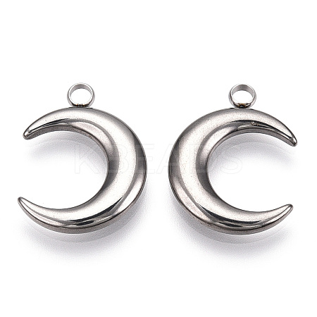 Tarnish Resistant 201 Stainless Steel Pendants X-STAS-R100-06-1