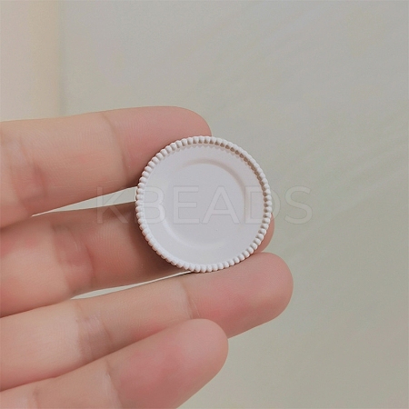 Spray Printed Alloy Plates Miniature Ornaments PW-WG8112A-01-1