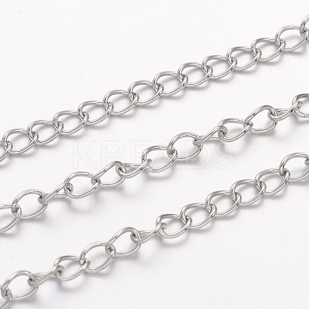 304 Stainless Steel Twisted Chains CHS-H007-25P-1