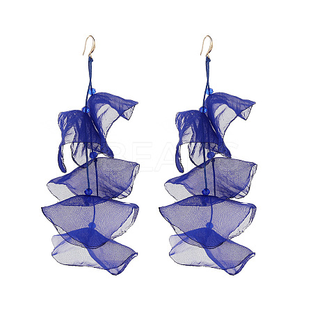Bohemian Cloth Dangle Earrings for Women WG4D7D2-01-1