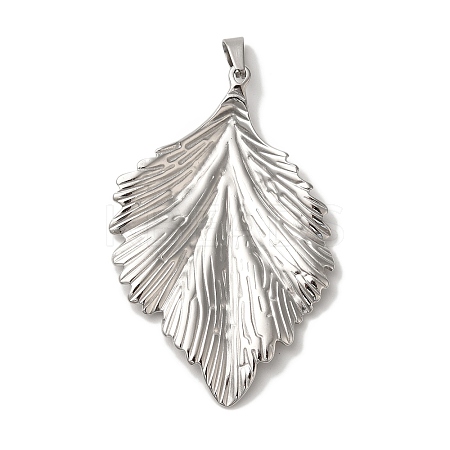 Non-Tarnish 304 Stainless Steel Big Pendants STAS-M017-10P-1