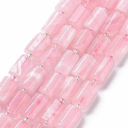 Natural Rose Quartz Beads Strands G-S345-8x11-014A-1