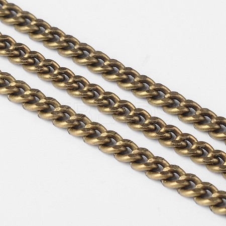 Iron Cuban Link Chains CH-R013-4.5x3mm-AB-NF-1