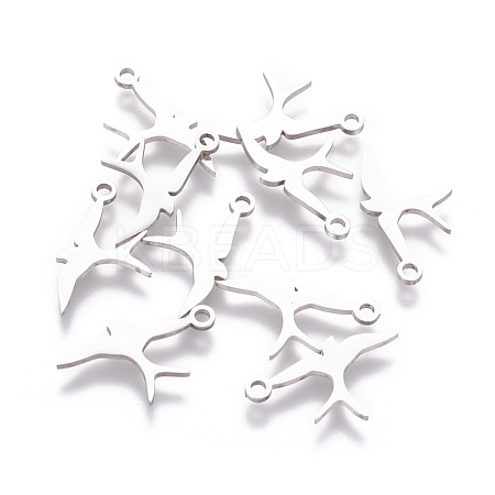 Tarnish Resistant 201 Stainless Steel Pendants STAS-Q201-T158-1