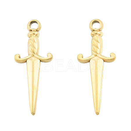 Ion Plating(IP) 201 Stainless Steel Pendants X-STAS-N098-246LG-1