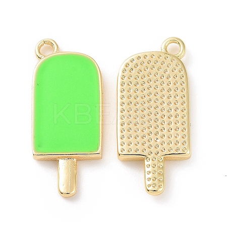 Brass Enamel Pendants KK-A168-16-06G-1
