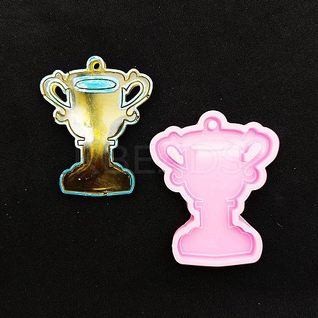 Graduation Season Theme Silicone Keychain Pendant Molds LS-AJEW-M221-04B-1