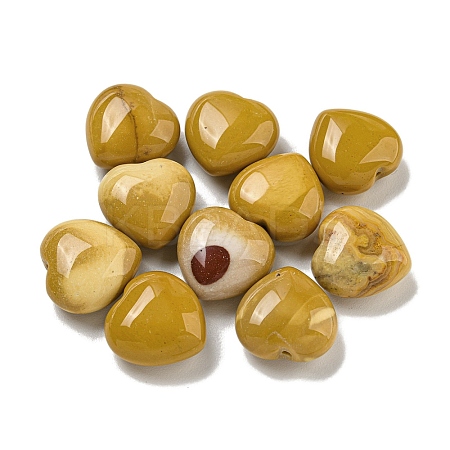 Natural Mookaite Beads G-P531-A35-01-1