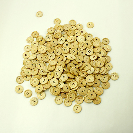Natural Round 4 Hole Buttons X-NNA0VFK-1