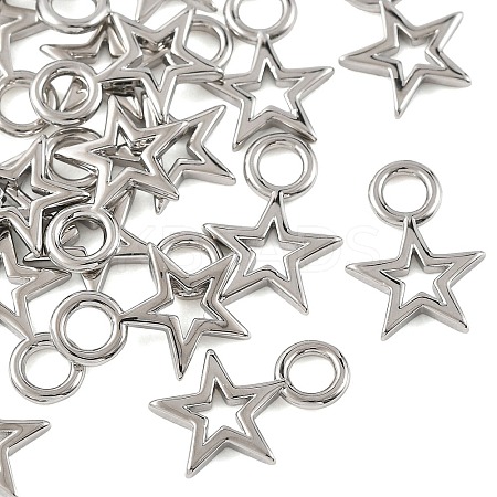 SHEGRACE Brass Star Charms XGR0160P-101P-1