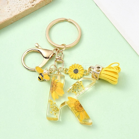 Resin & Alloy Enamel Keychain KEYC-YW00134-11-1