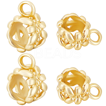 30Pcs Brass Tube Bails KK-BBC0015-05-1