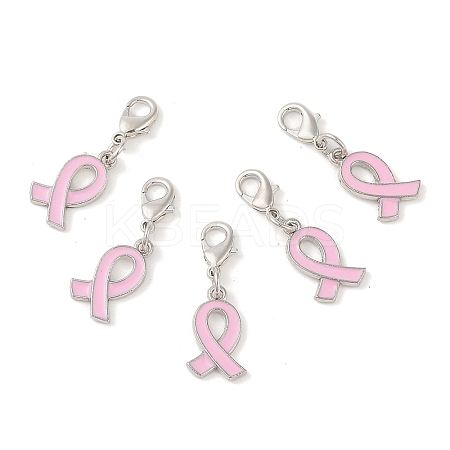 October Breast Cancer Pink Awareness Ribbon ENAM-OC0001-12-1