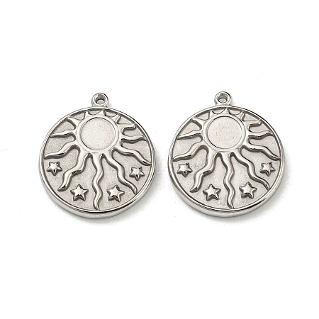 Non-Tarnish 304 Stainless Steel Pendants LS-STAS-L022-208P-1