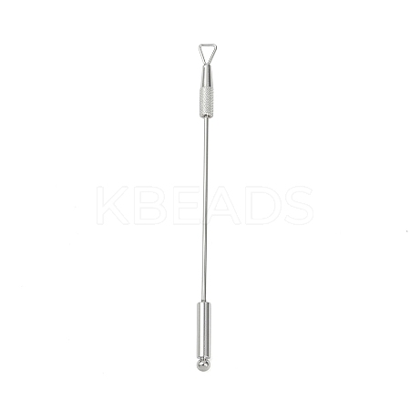 201 Stainless Steel Beadable Double Head Cuticle Pusher Nail Tools STAS-R161-01P-1