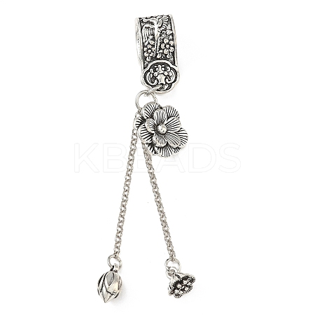 Tibetan Style Alloy Big Pendants FIND-H056-06AS-1